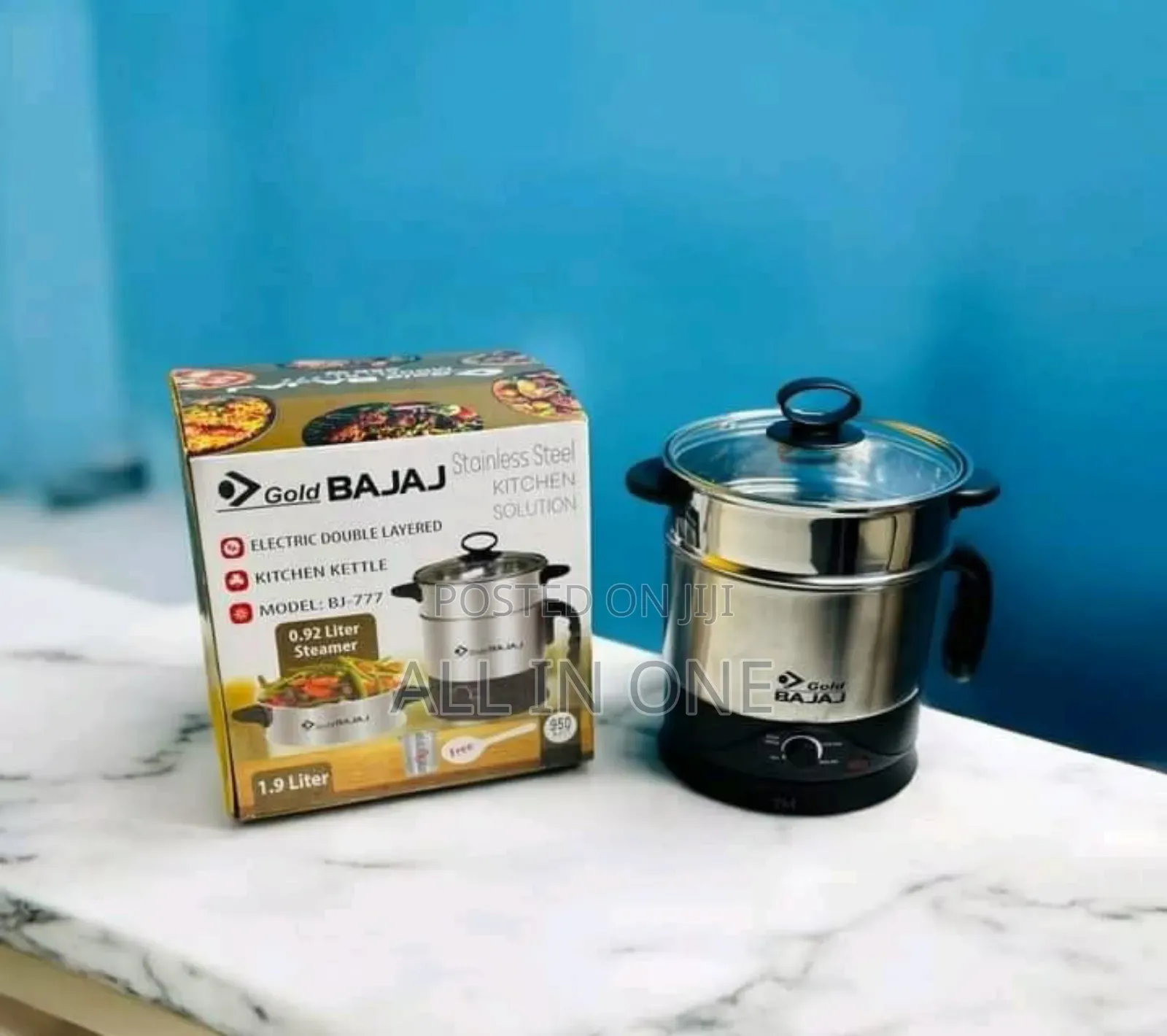 Bajaj Electric Kettle Double Layer Bj-777 (1.9 Litre)