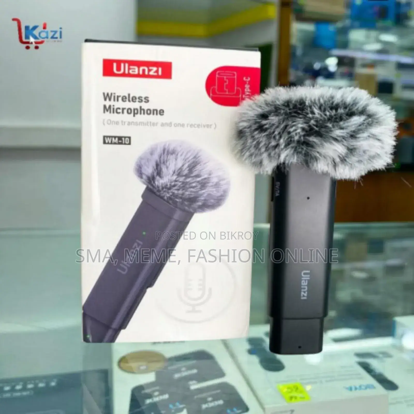 Ulanzi Wm-10 Wireless Mini Lavalier Microphone for Video Recording