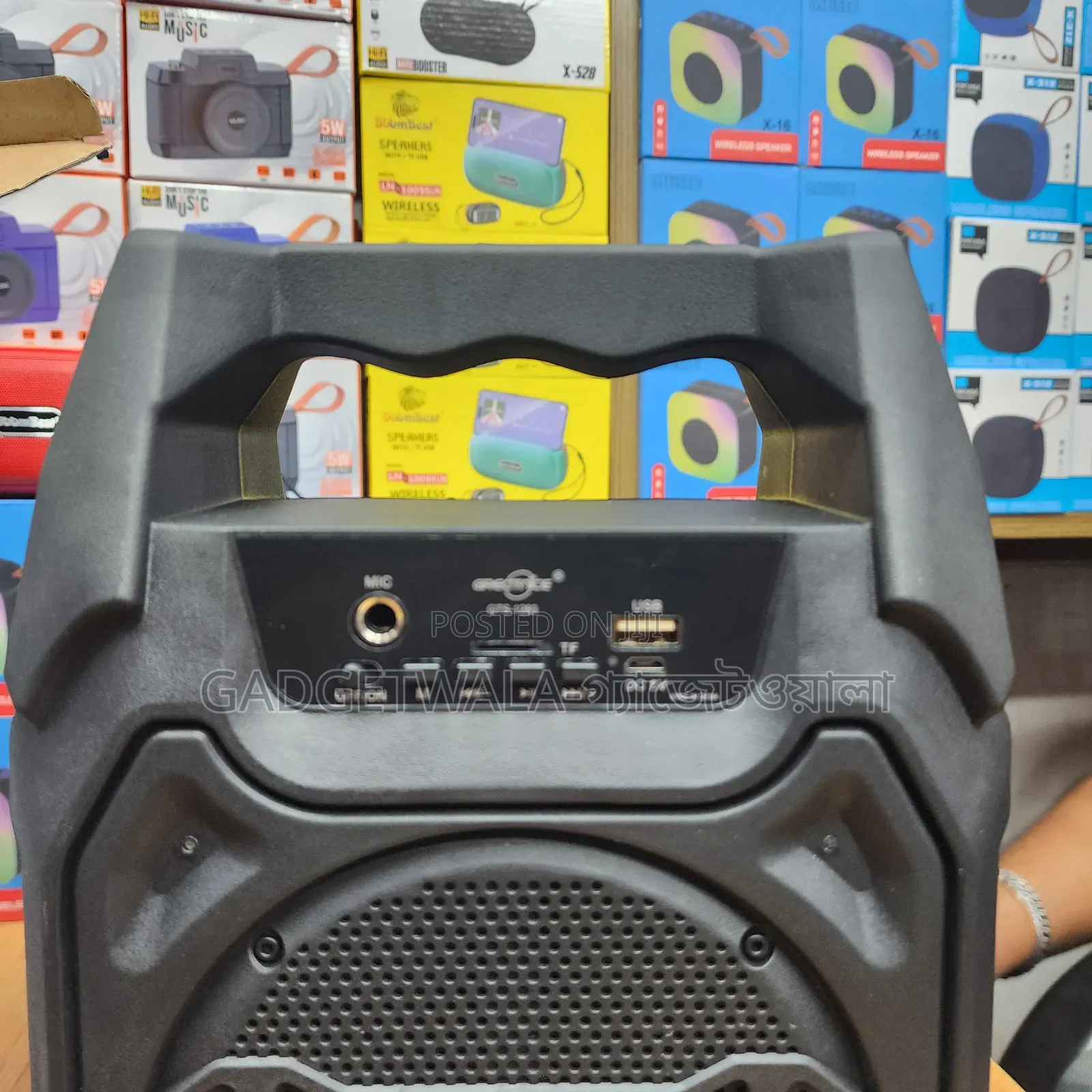 GTS-1283 6.5 Inch Speaker With Wired Microphone