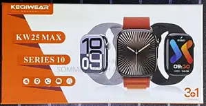 Kw25 Max (Series 10) Smart Watch {3 Belt}