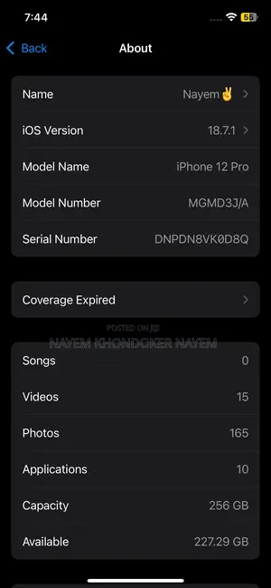 Photo - Apple iPhone 12 Pro 256 GB Blue