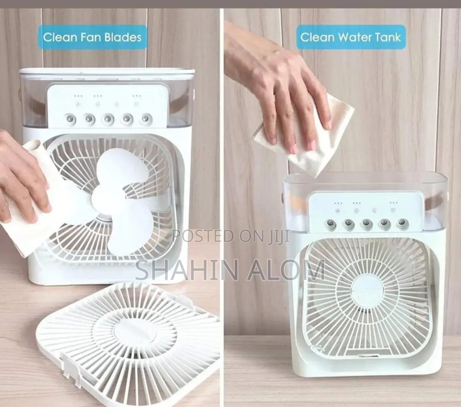 Portable Mini Air Cooler Fan With Humidifier