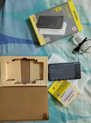 Awei P5k 10000mah Mini Portable Dual Usb Polymer Fast Charging