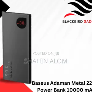 Photo - Baseus Adaman Metal 22.5w Power Bank 10000 Mah