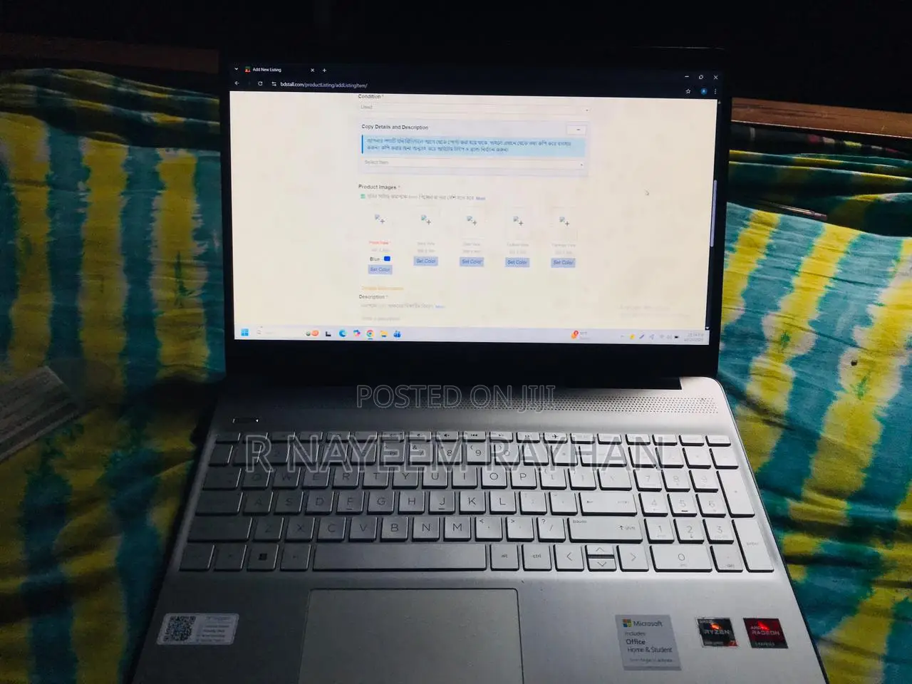 Laptop HP Pavilion 15 16GB AMD Ryzen 7 SSD 512GB