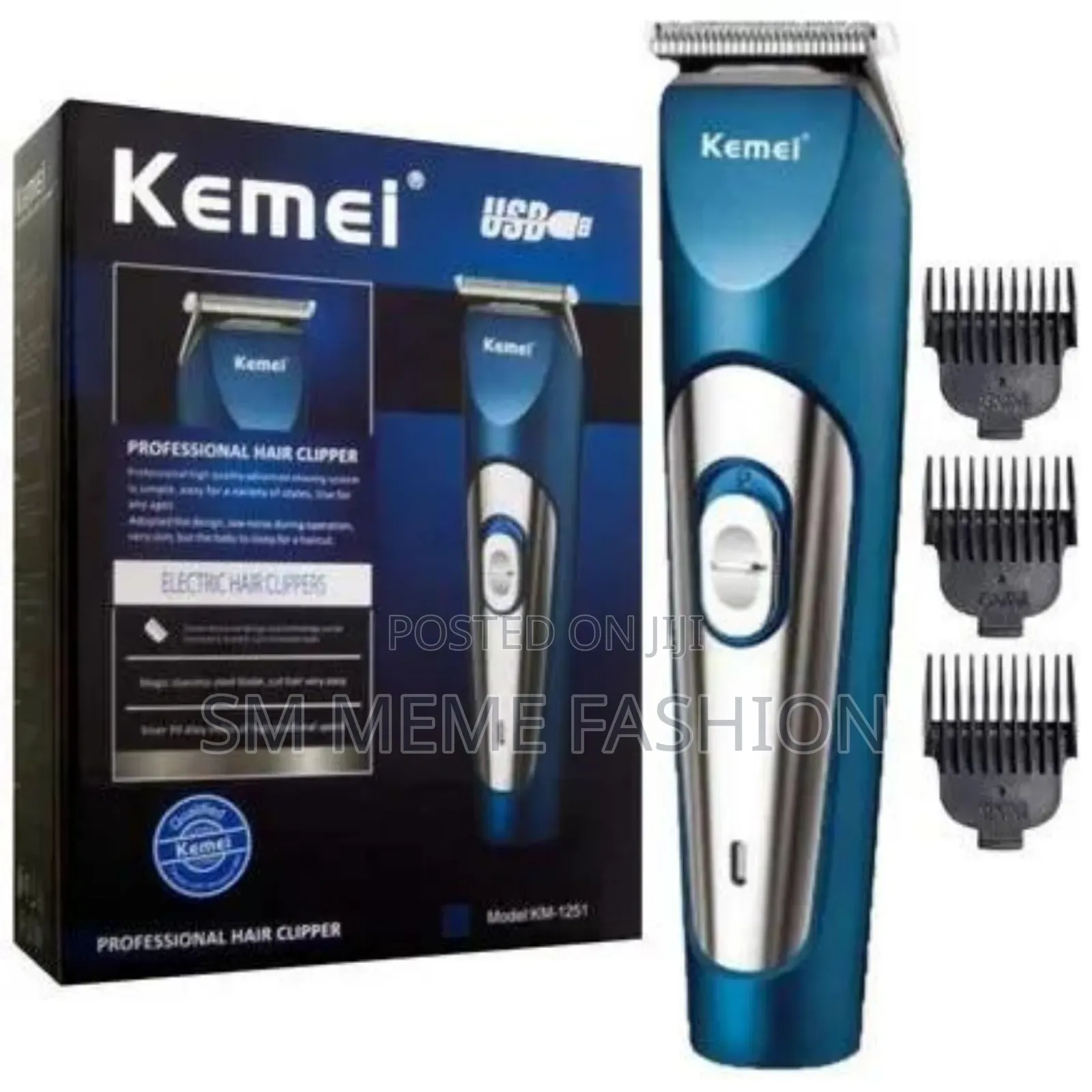 Kemei Rechargable Electric Hair Clipper Km-1251