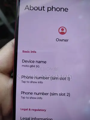 Motorola Moto G85 256 GB Red