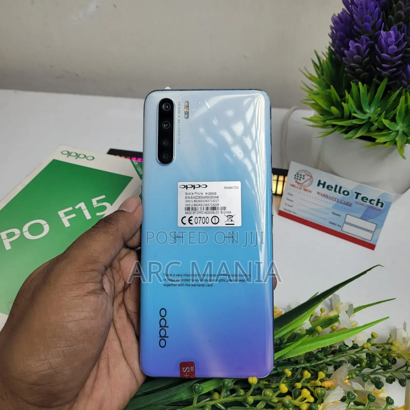 Oppo F15 256 GB Blue