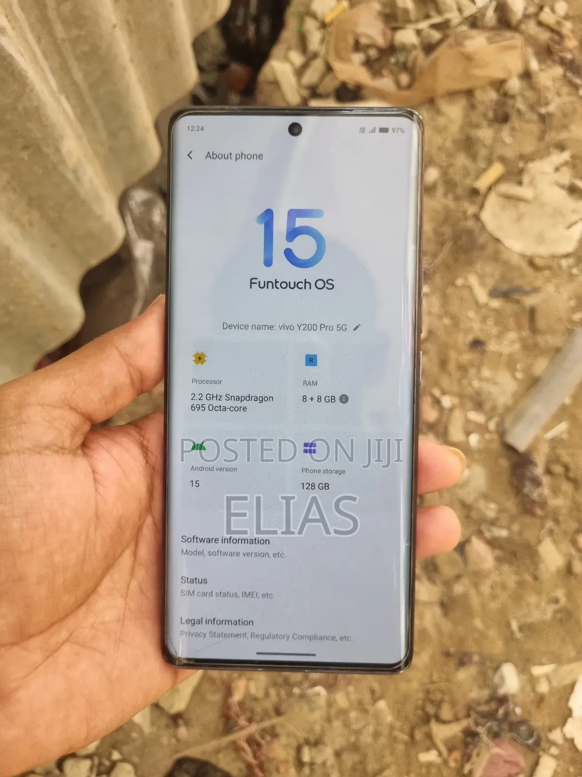 Vivo Y200e 128 GB Black