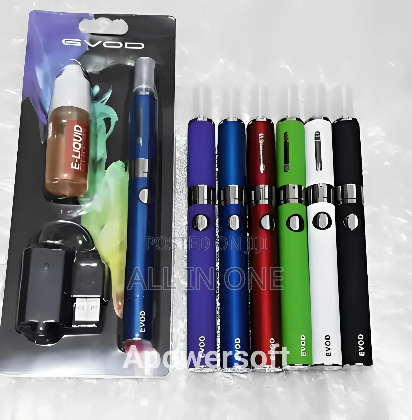 Evod Vape for Wonderful Quality 1 Peace Flavor Free (Multicolor)