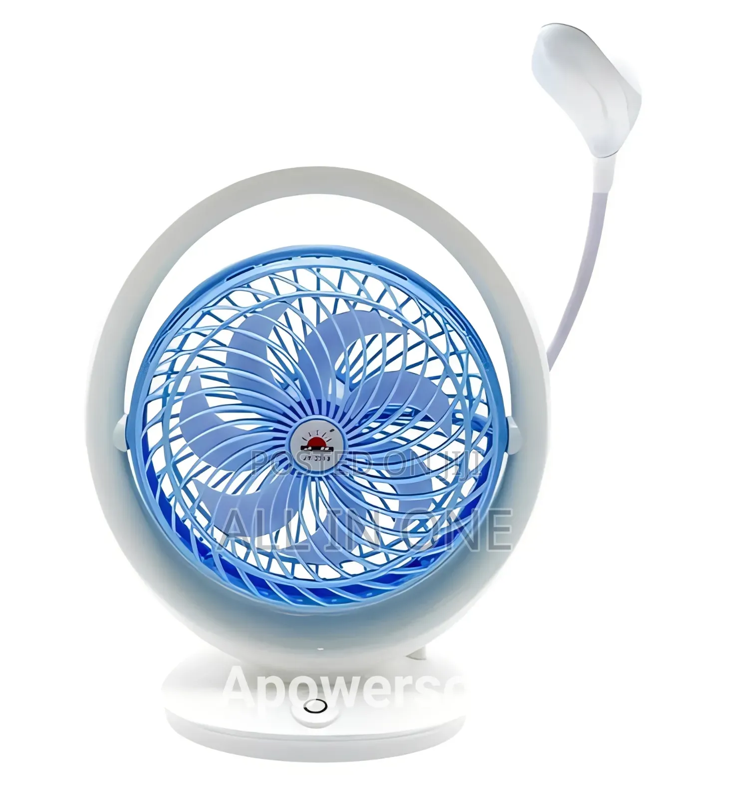 Jr-2018 Powerful Rechargeable High Speed Table Fan With Led Light