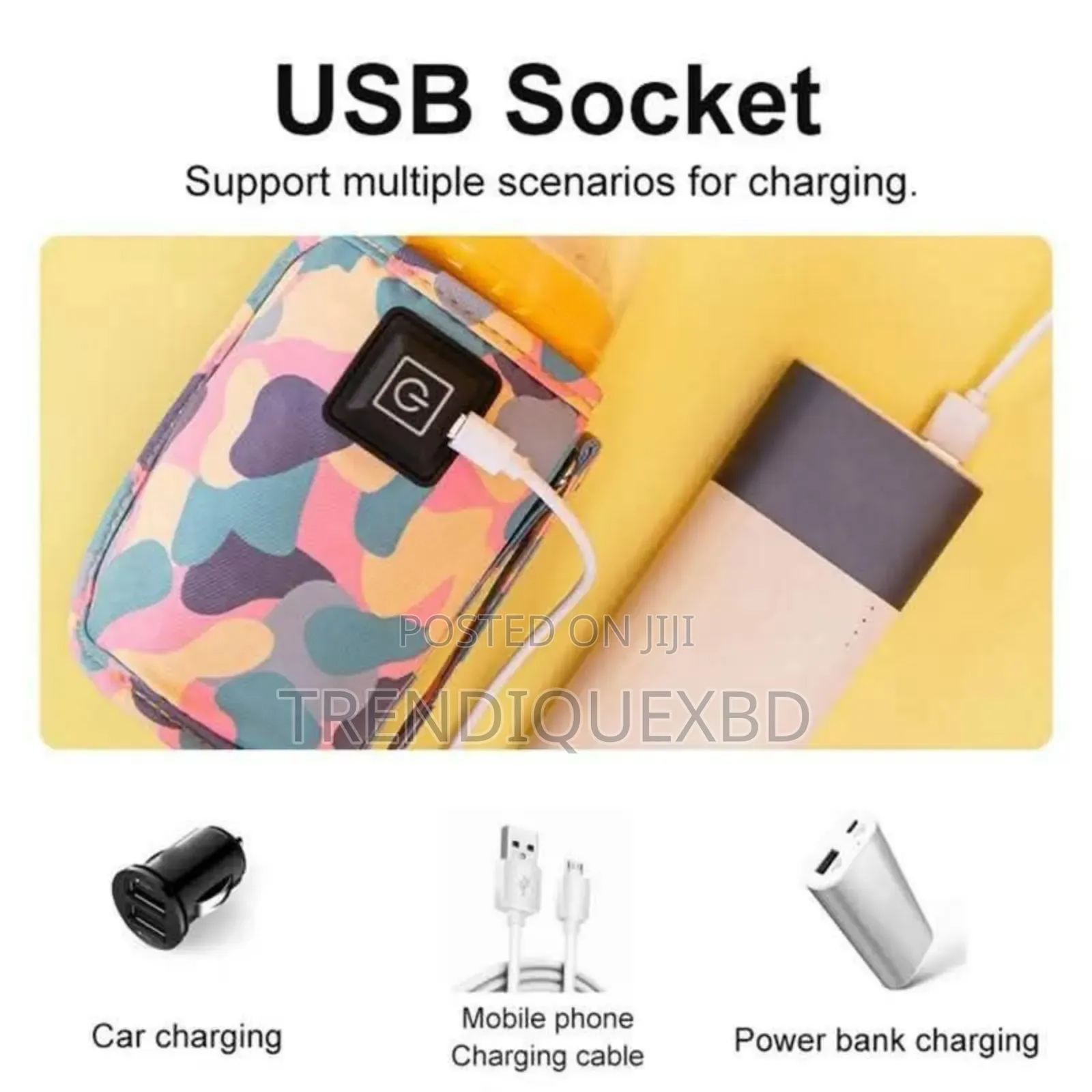 Usb Baby Milk Water Bottle Warmer – Portable Feeding Heater