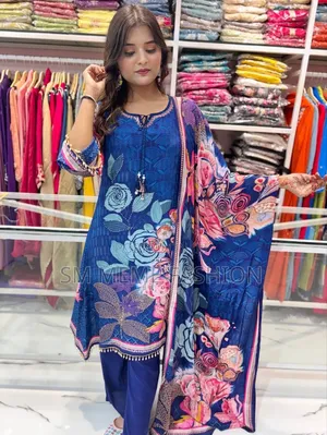 ডিজিটাল প্রিন্ট থ্রি পিস