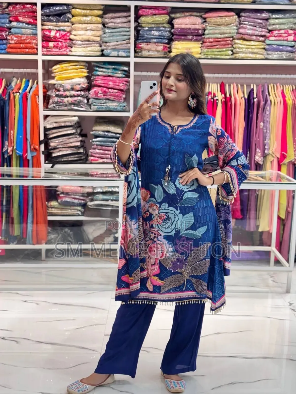 ডিজিটাল প্রিন্ট থ্রি পিস