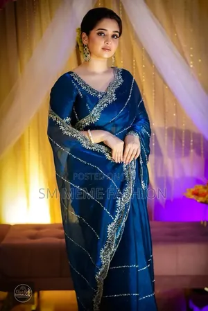 Georgette Embroidery Sharee With