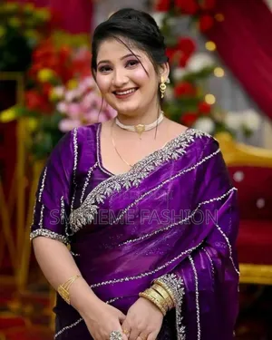 Georgette Embroidery Sharee With
