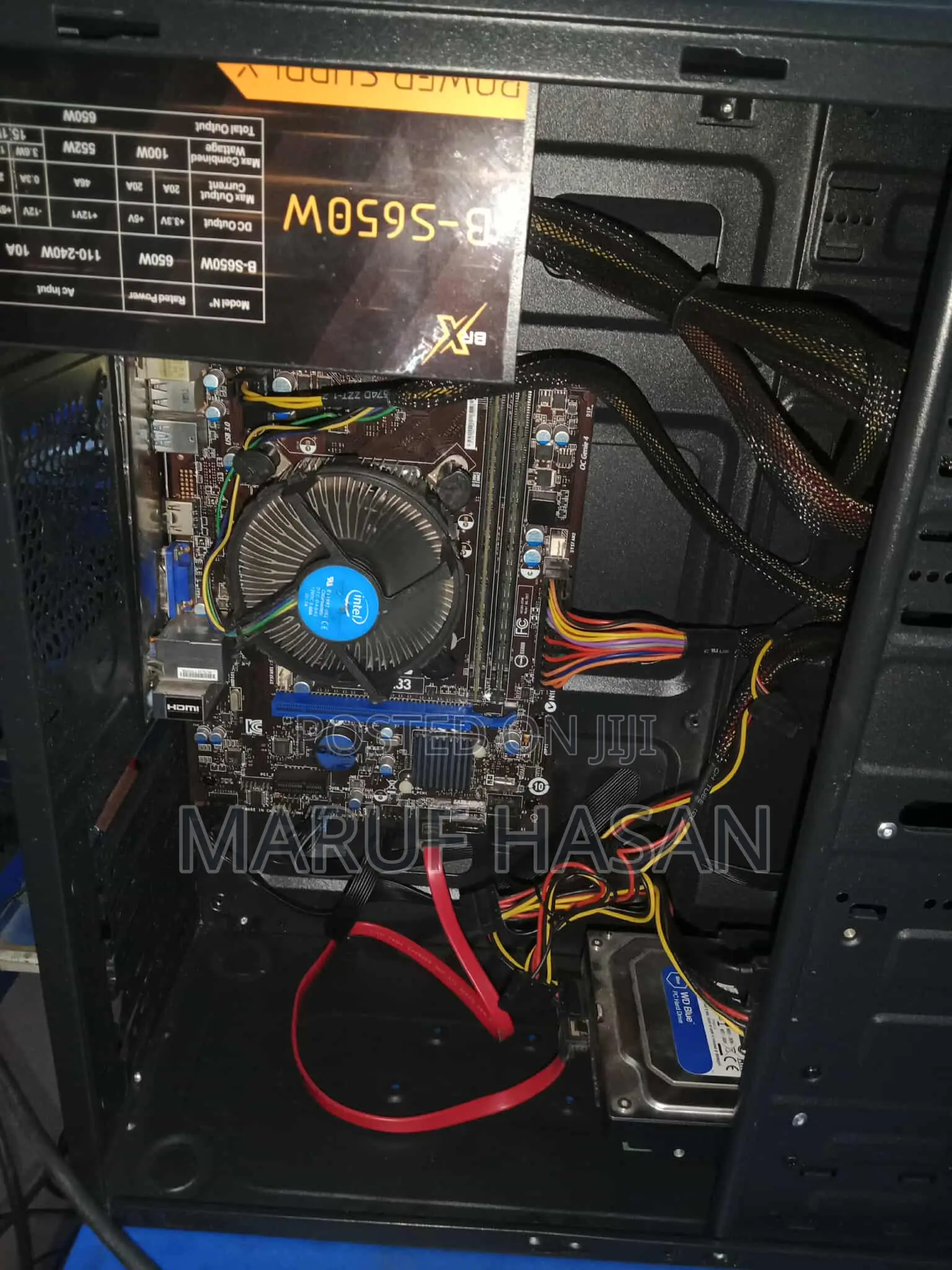 Intel Core I5 Msi 81 Board 8gb Ram ও Dell 19” Monitor সহ ফুল Pc