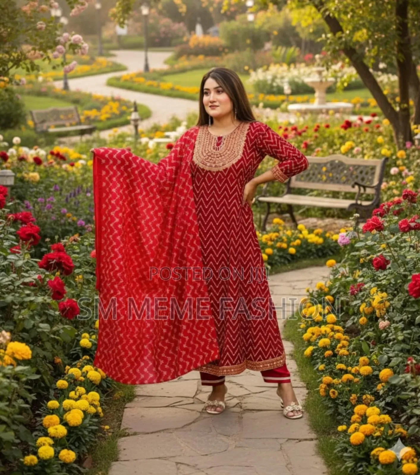 Readymade Gown Three Piece