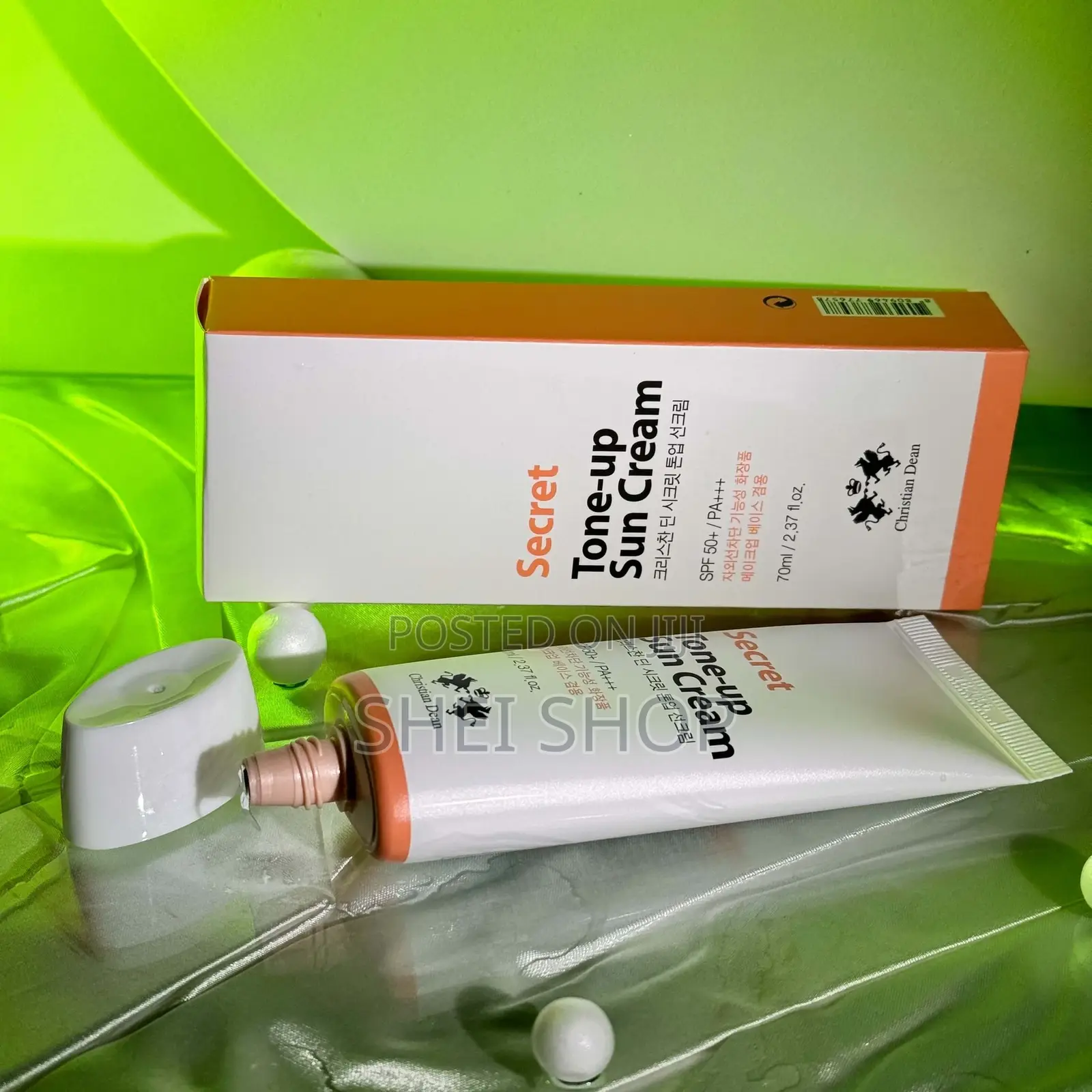 Christian Dean Secret Tone Up Sun Cream 70ml
 রোদেও উজ্জ্বল থাকো