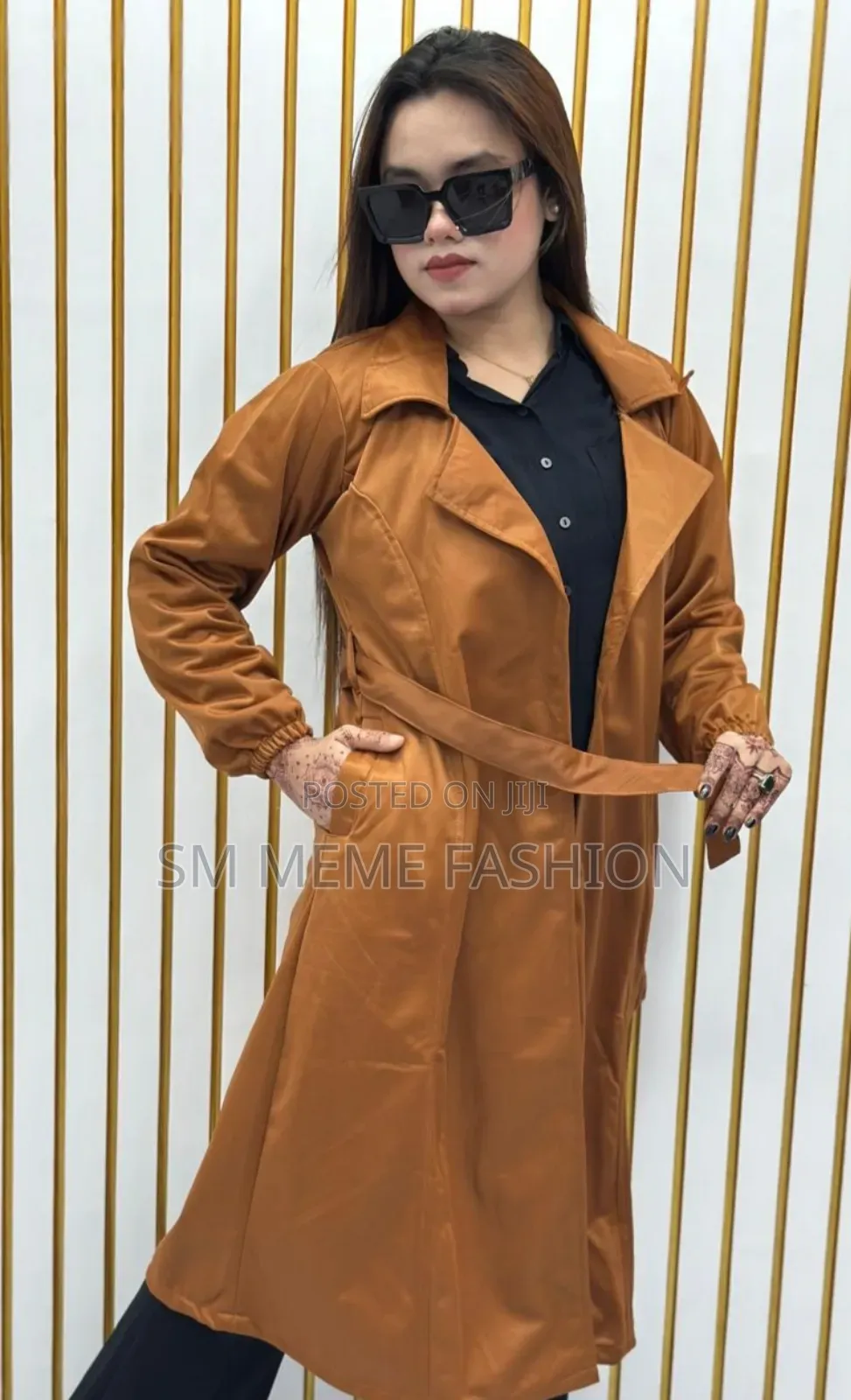 Stylish Ladies Overcoat (Belt System)