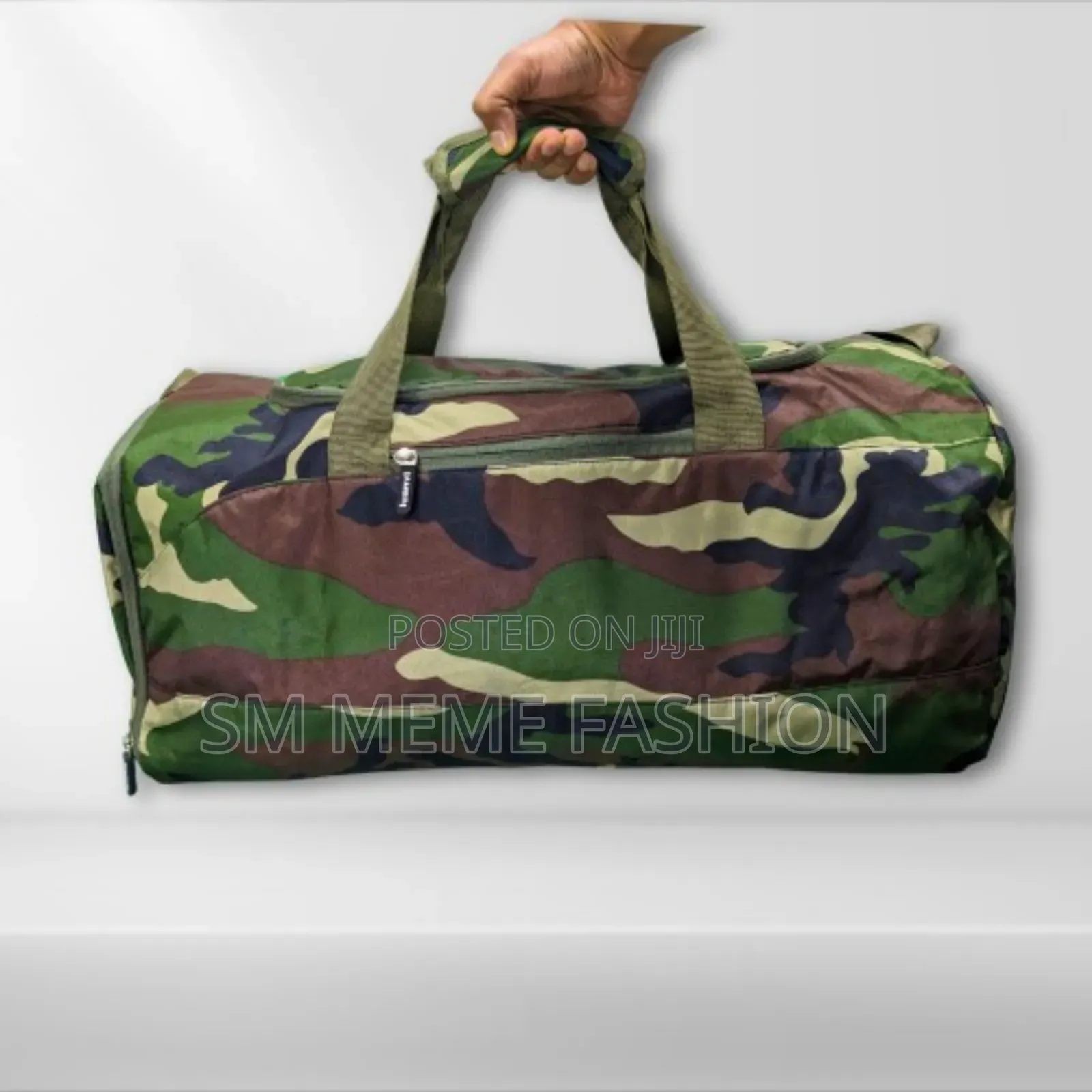 Travel Bag Army Print