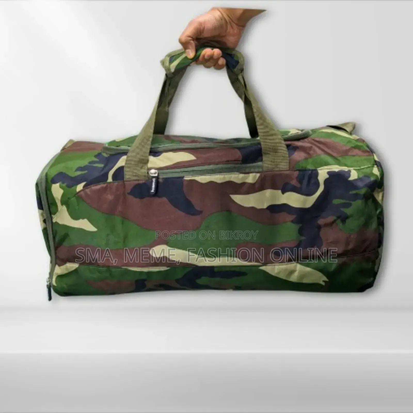 Travel Bag Army Print