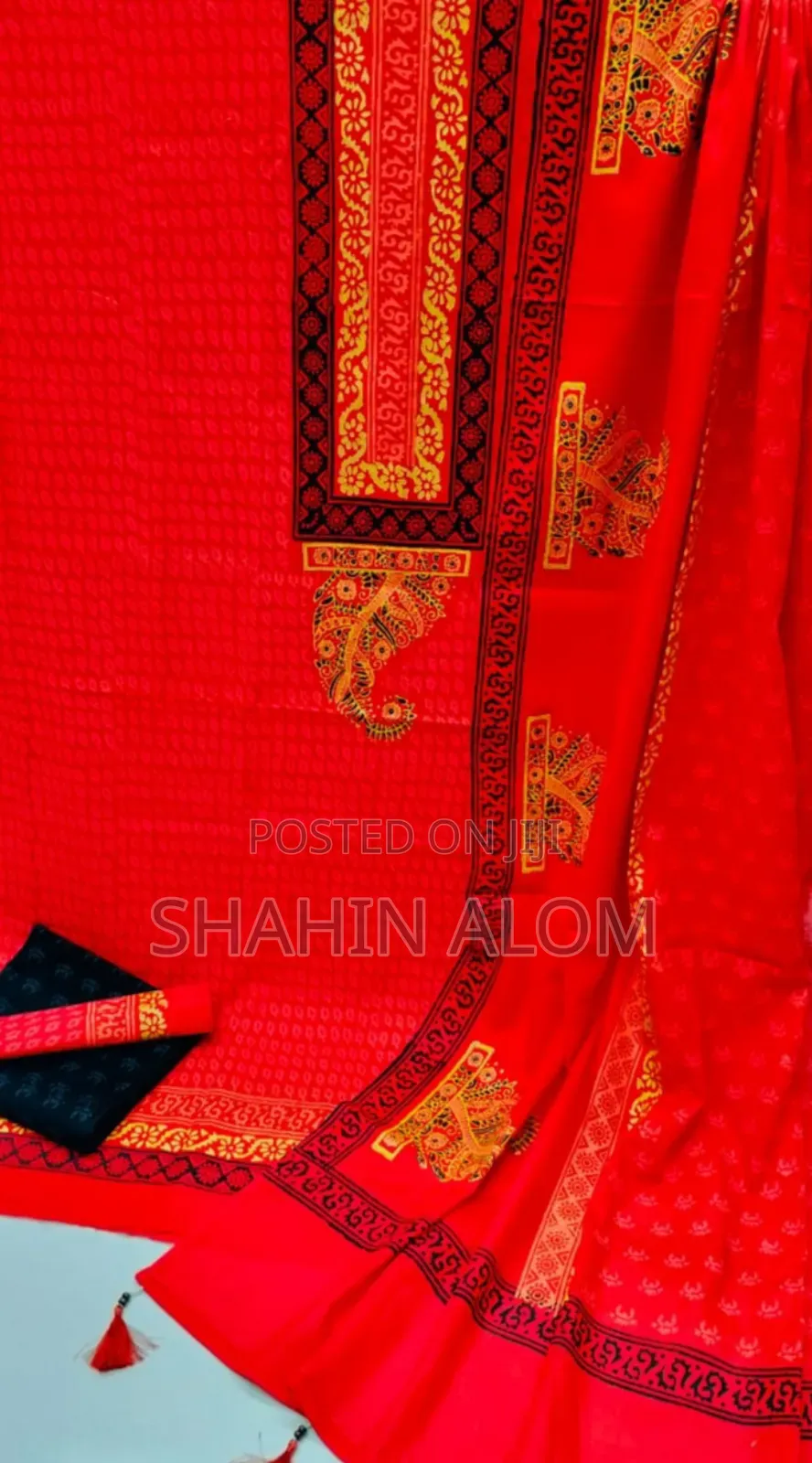 Vip Block Print Three-Piece Set