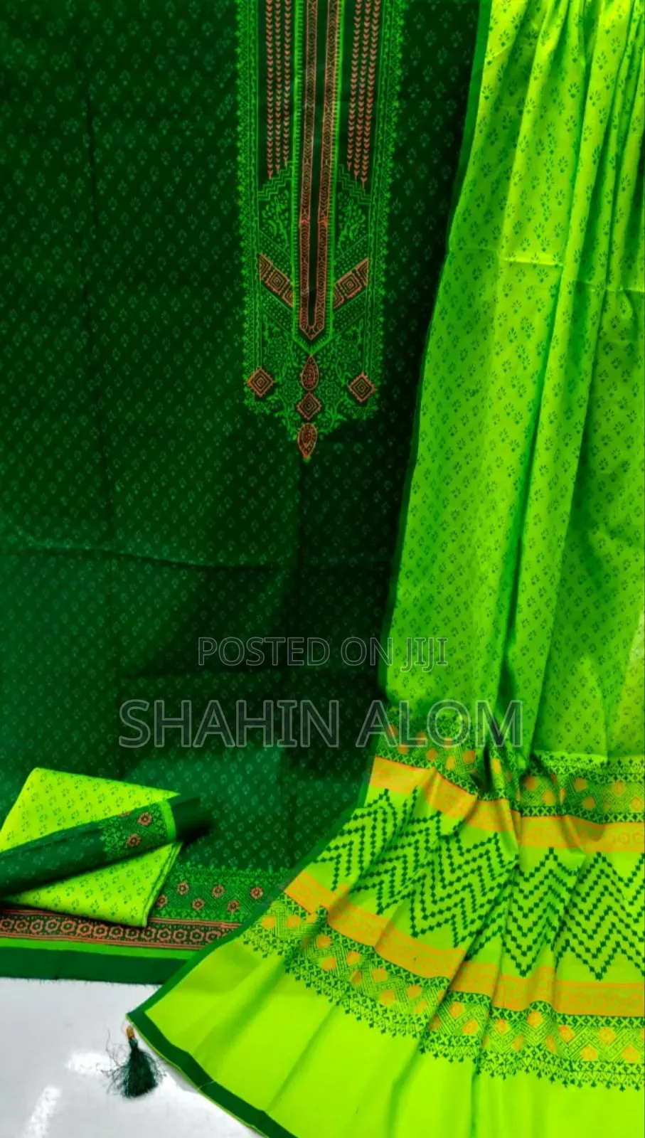 Vip Block Print Three-Piece Set