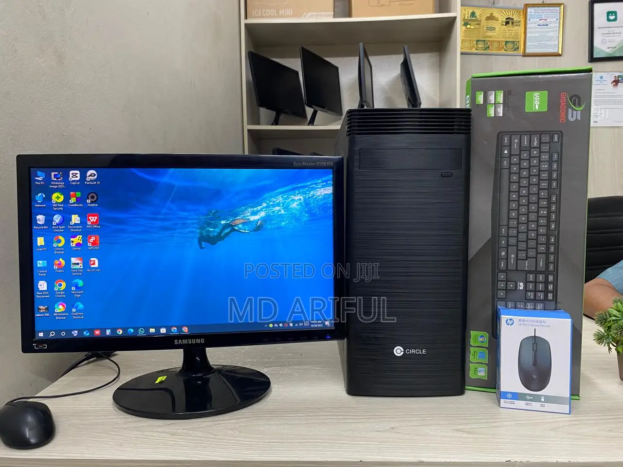 Desktop Computer 4GB Intel Core I3 SSD 256GB