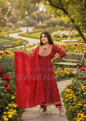 Readymade Gown Three Piece