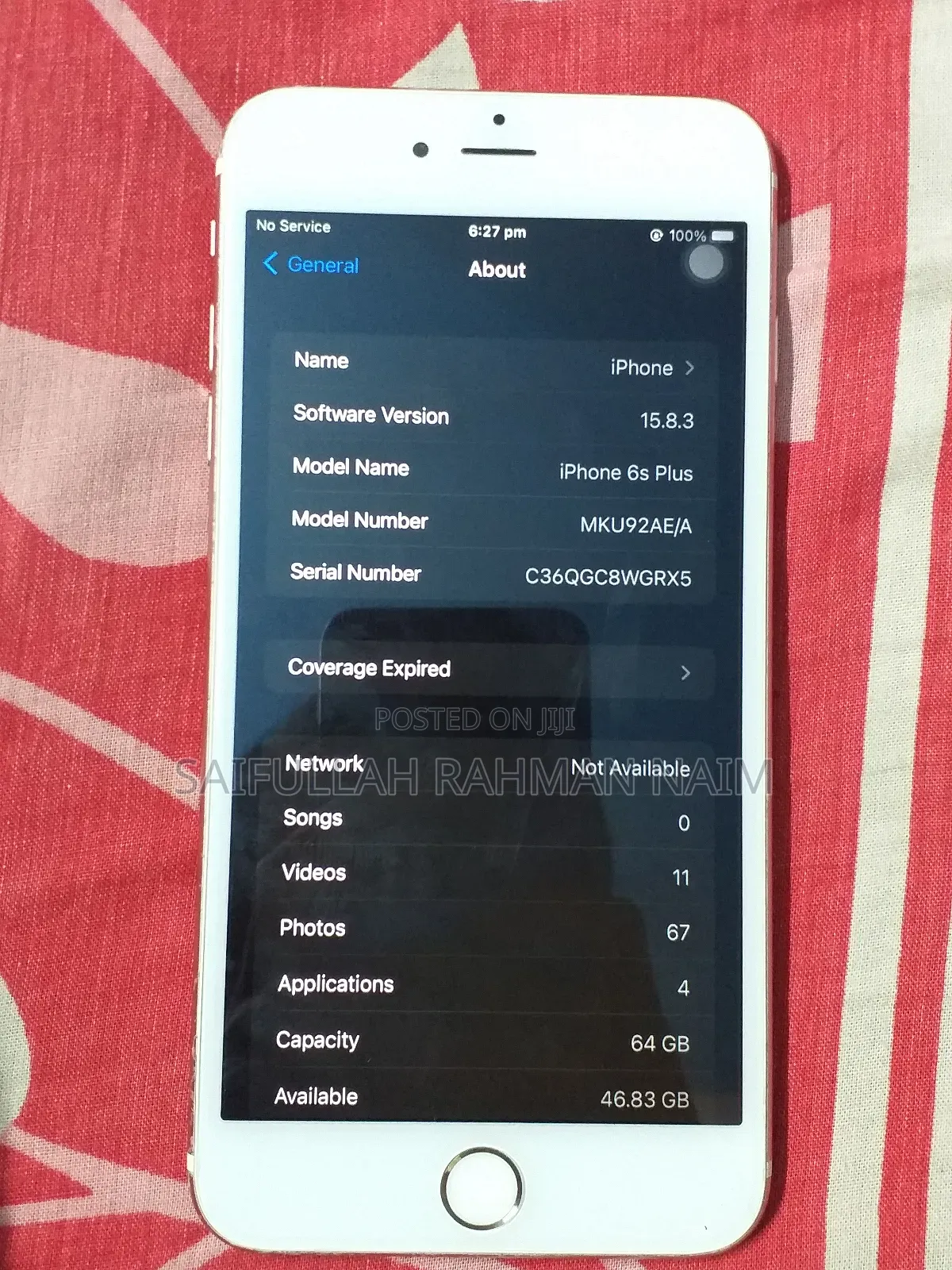 Apple iPhone 6s Plus 64 GB Rose Gold