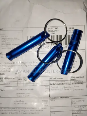 Aluminum Emergency Survival Whistle On A Keychain