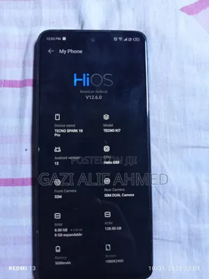 Tecno Spark 10 Pro 128 GB Blue