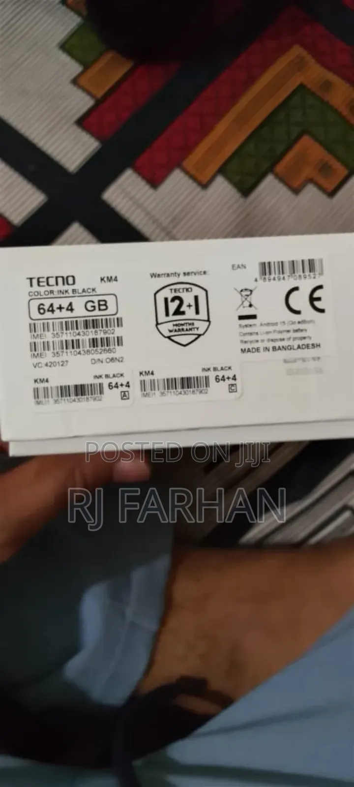 New Tecno Spark Go 64 GB Black