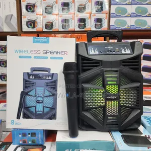 Photo - GTS-2137 Portable RGB Speaker With Wireless Microphone