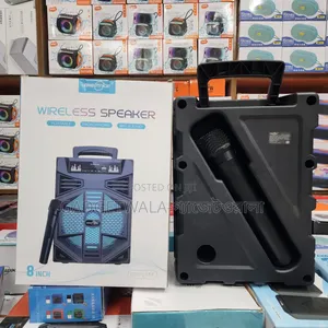 GTS-2137 Portable RGB Speaker With Wireless Microphone