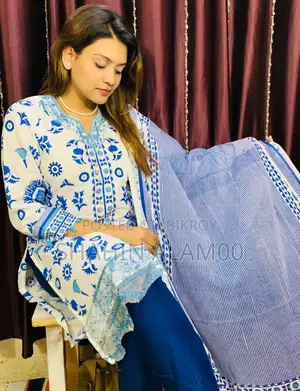 Cotton Dress With Skin Print