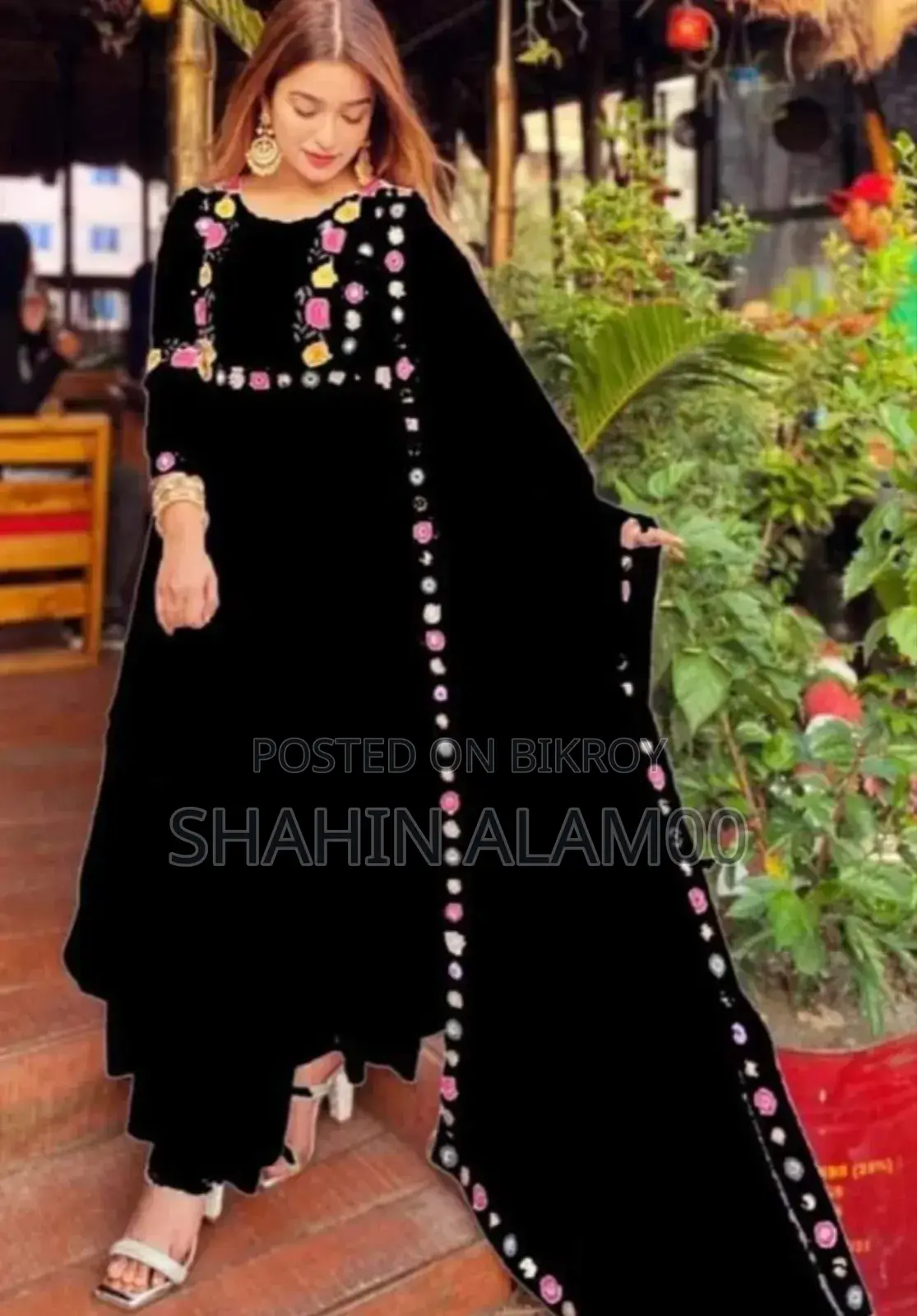 Georgette Embroidered 4 Piece
