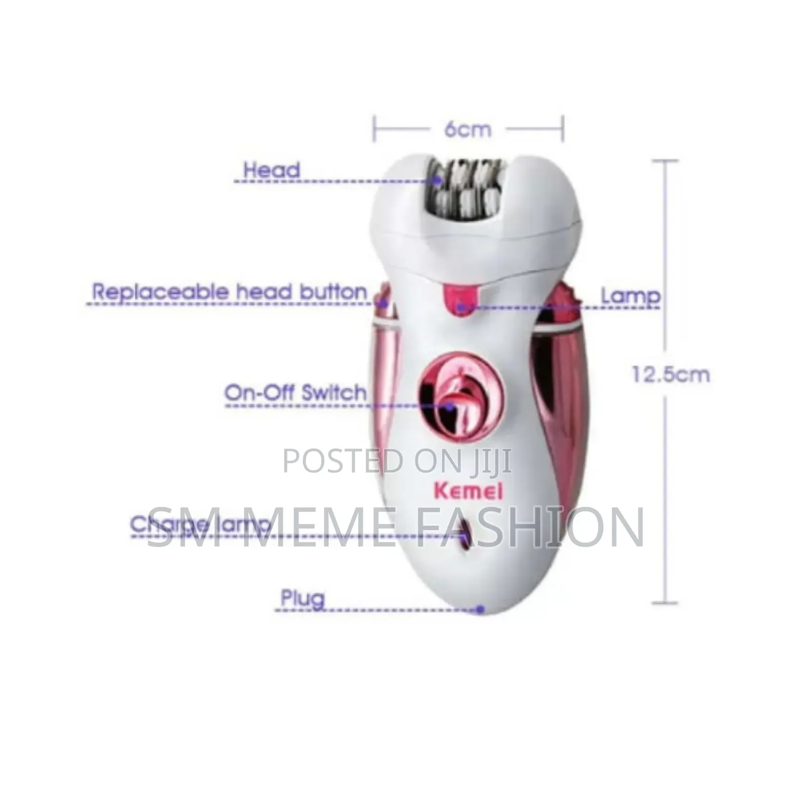 Kemei Km-2530 Rechargeable Epilator Shaver 4 in 1 Beauty for Women