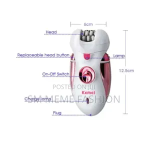 Kemei Km-2530 Rechargeable Epilator Shaver 4 in 1 Beauty for Women