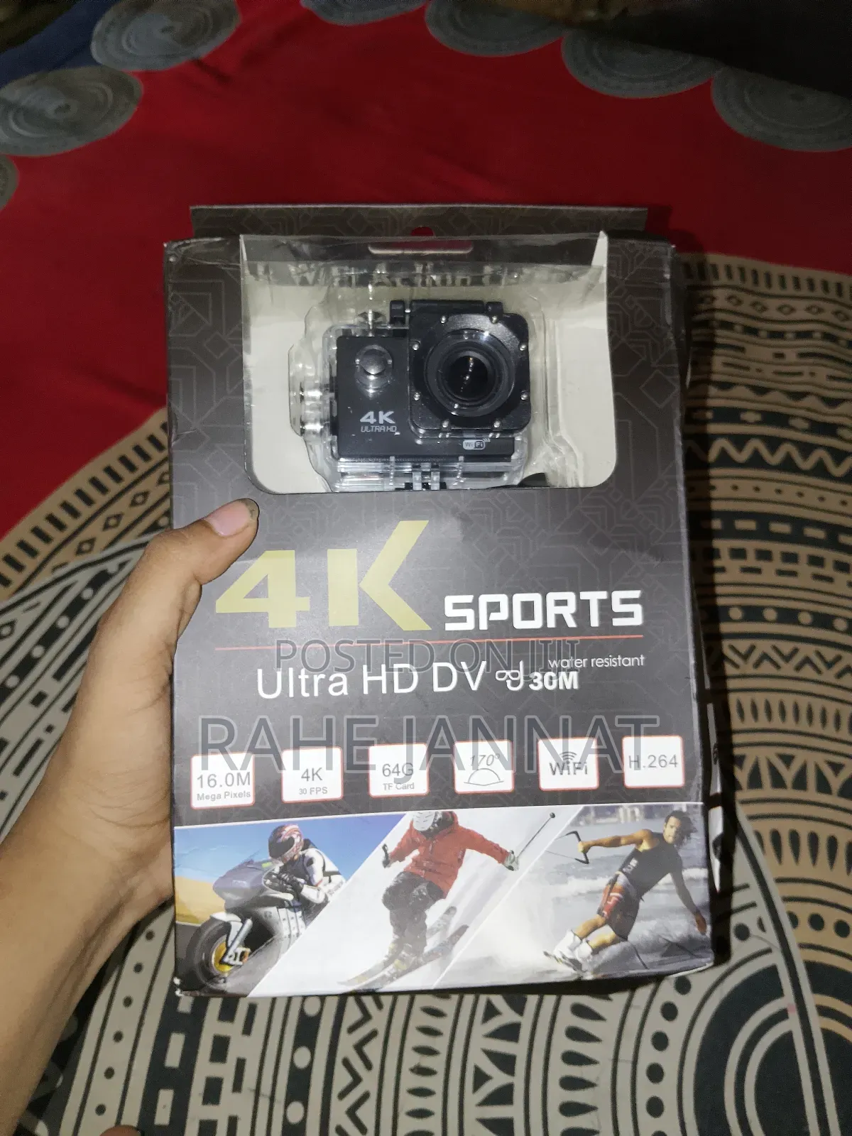  Action Camera Waterproof Wifi Connection