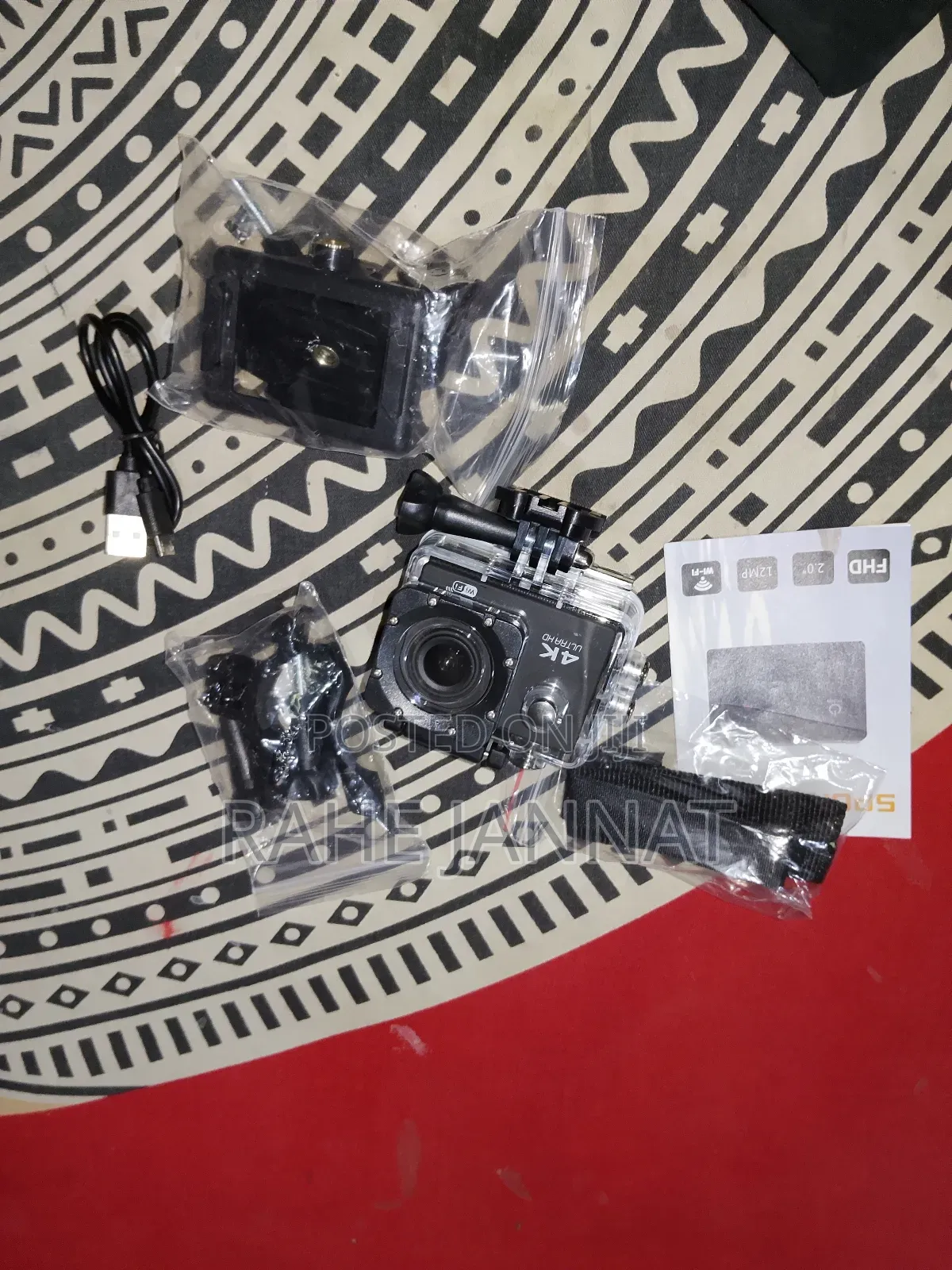  Action Camera Waterproof Wifi Connection