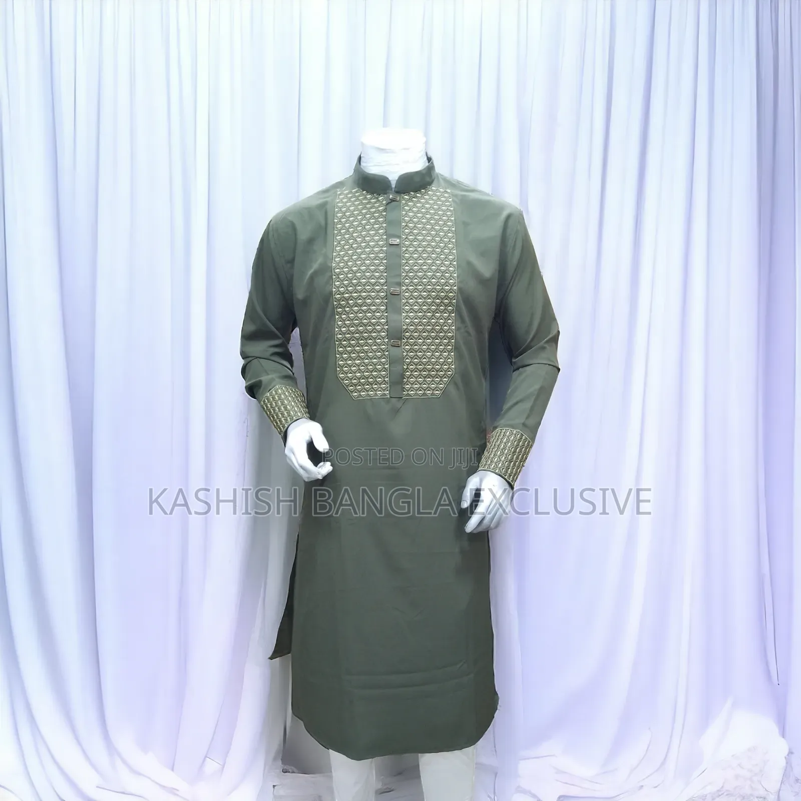 Chinese Cotton Panjabi - Multicolor - Size: 40