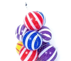 High Quality - Double-Colored Plastic Kids Ball (Set of 10)