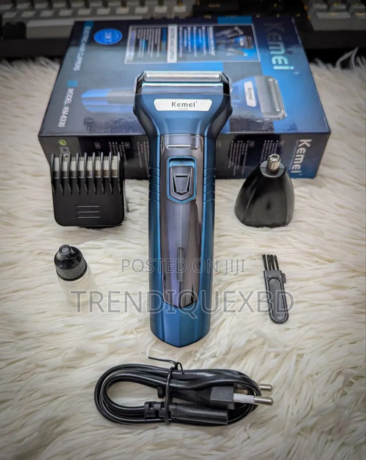 Kemei Km-6330 3-in-1 Rechargeable Trimmer
