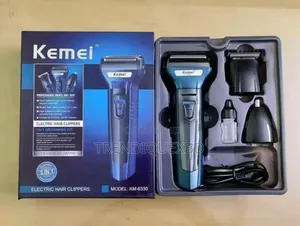 Kemei Km-6330 3-in-1 Rechargeable Trimmer