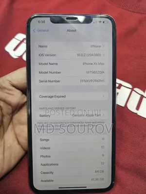 Apple iPhone XS Max 64 GB Black