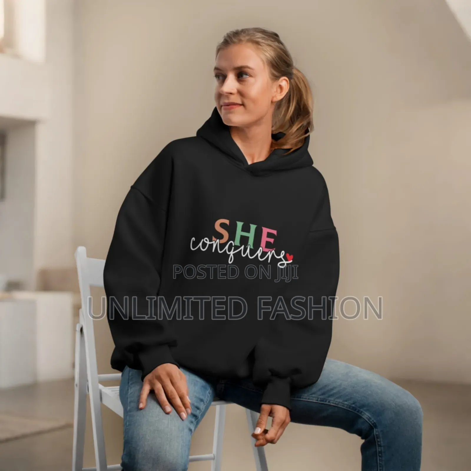 Premium Comfortable Printed Ladies Winter Hoodie/All Colours Available
