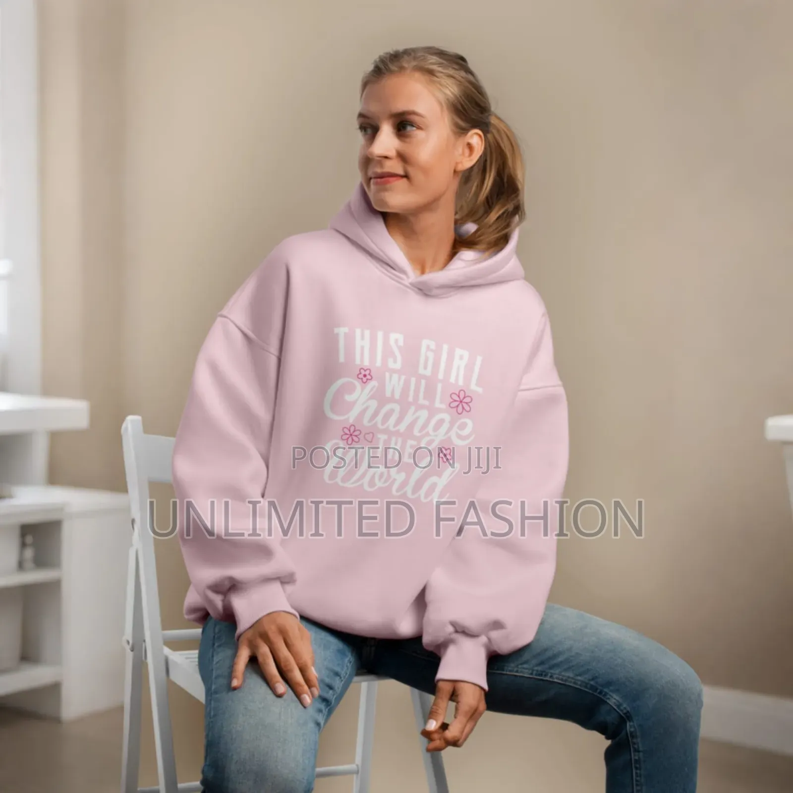 Premium Comfortable Printed Ladies Winter Hoodie/All Colours Available