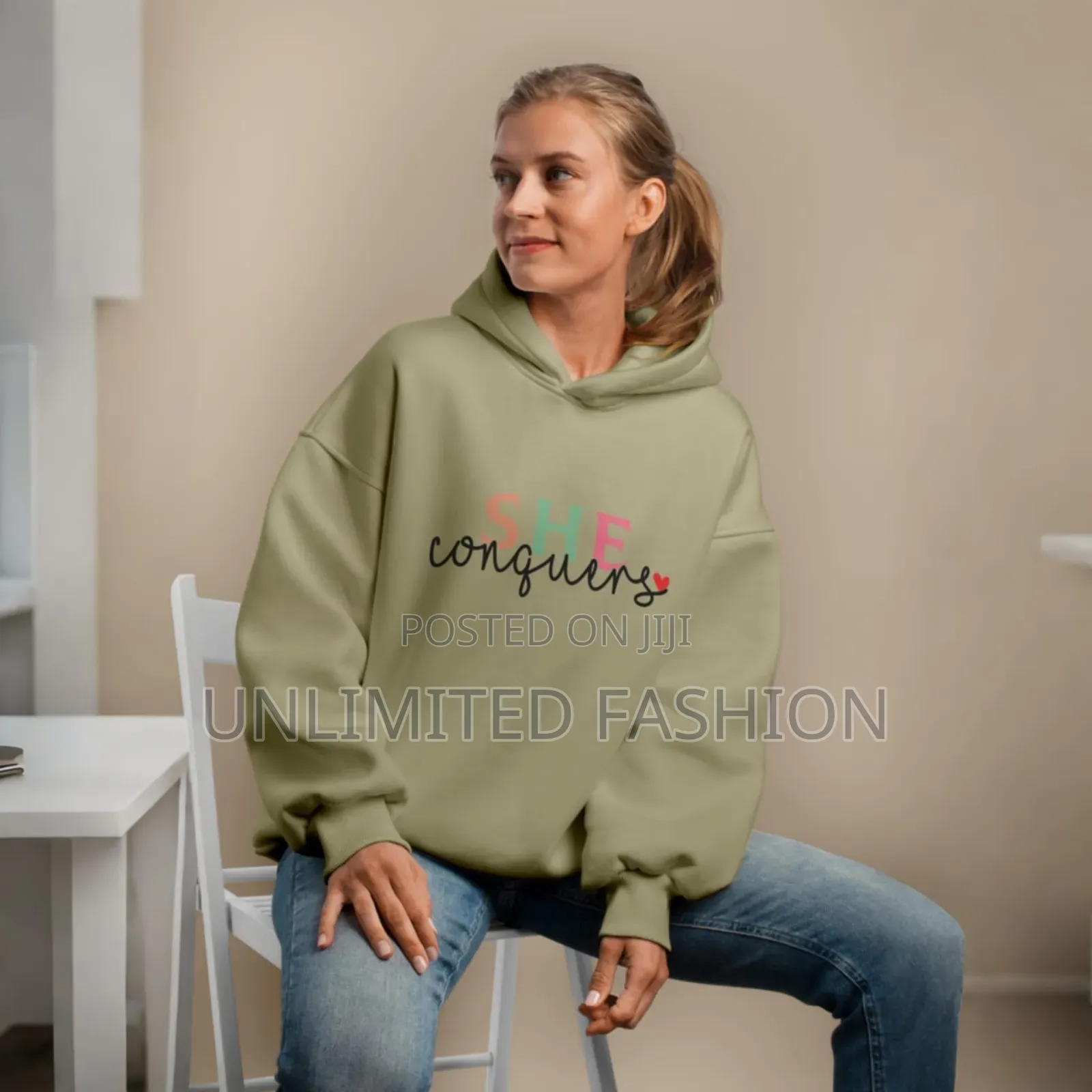 Premium Comfortable Printed Ladies Winter Hoodie/All Colours Available